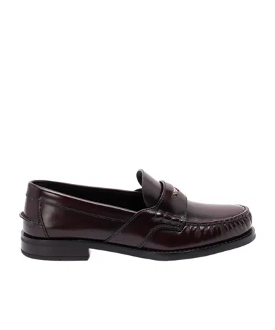 Prada Round-toe Loafers In Multi