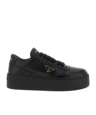 Prada Round Toe Low-top Casual Shoes