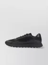 Prada Round Toe Mesh Panel Sneakers