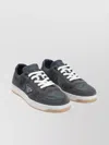 Prada Sneakers Downtown In Re-nylon And Gray Suede Men In Gray