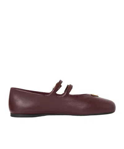 PRADA ROUND-TOED BALLET FLATS