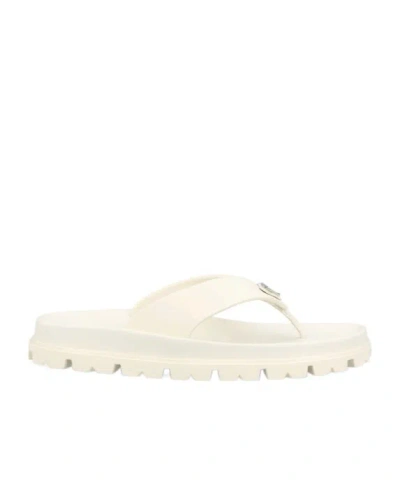 PRADA ROUND-TOED FLIP-FLOPS