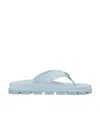 Prada Thong Sandals In Blue
