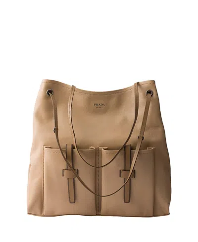 PRADA ROUTE LARGE LEATHER BAG