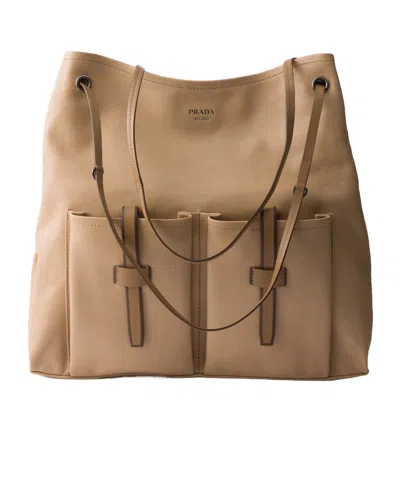 PRADA PRADA ROUTE LARGE LEATHER BAG