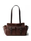 Prada Route Medium Leather Tote Bag In Pattern