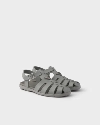 PRADA RUBBER FISHERMAN SANDALS