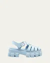 Prada Monolith Fisherman Sandal In Cielo