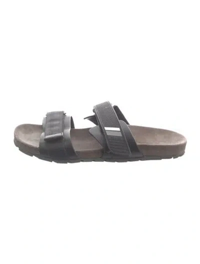Pre-owned Prada Rubber Sandals In Black