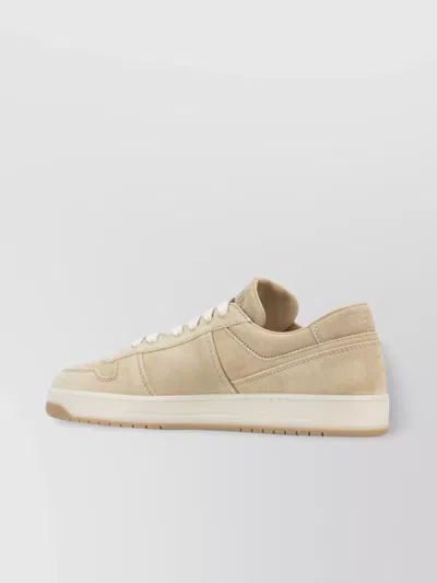 Prada Rubber Sole Suede Upper Sneakers