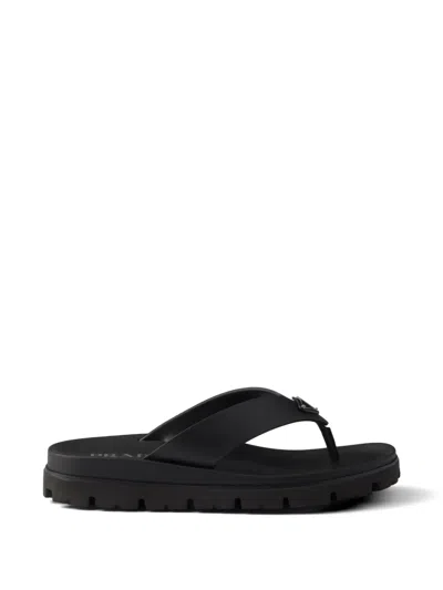 PRADA RUBBER THONG SANDALS