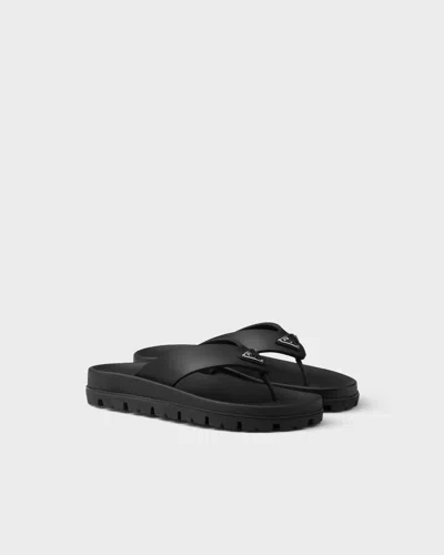 PRADA RUBBER THONG SANDALS