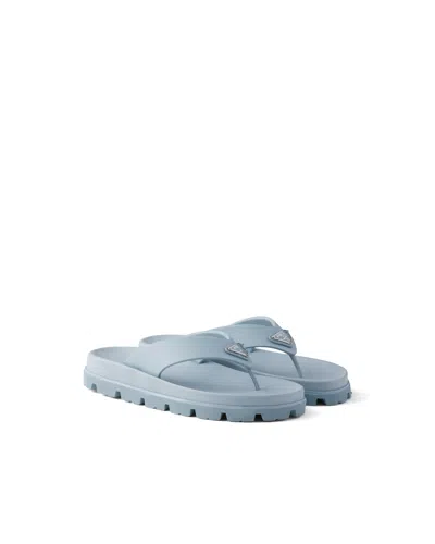 PRADA RUBBER THONG SANDALS