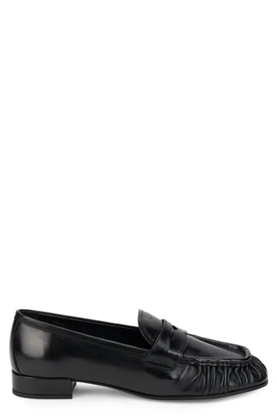Prada Ruched Calfskin Loafer In Multi