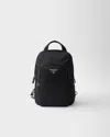 Prada Re-nylon And Saffiano Leather Backpack
