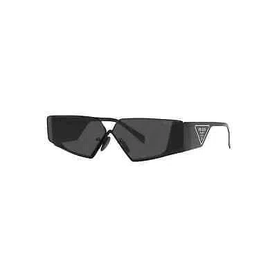 Pre-owned Prada Runway Pr 58zs 1ab06l Black Slate Dark Gray Sunglasses Authentic