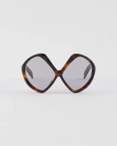 Prada Runway Sunglasses In Grey