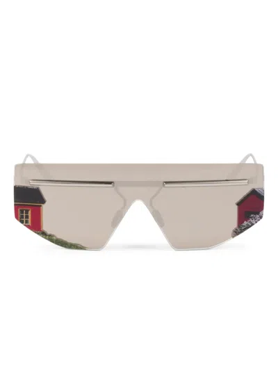 Prada Runway Sunglasses In Cottage Motif Lenses