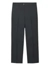 Prada Rush Stitch Pants In Blue