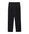 Prada Rush Stitch Pants In Black