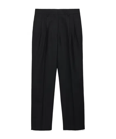 Prada Rush Stitch Pants In Black
