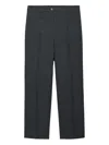 Prada Rush Stitch Pants In Blue