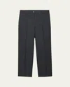 Prada Rush Stitch Pants In Blue