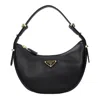 Prada Black Leather Shoulder Bag In -, -