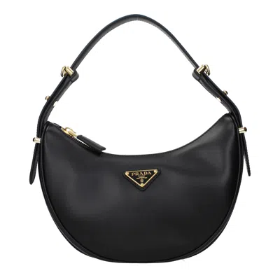 Prada Black Leather Shoulder Bag