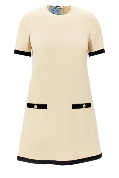 Prada Sablã¨ Dress In Neutral