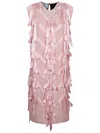 Prada Pink Sabl Embroidered Dress