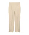 Prada Sablé Trousers In Natural