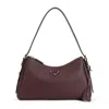 Prada Medium Aimee Shoulder Bag In Leather In Red