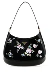 Prada Black Leather Cleo Shoulder Bag