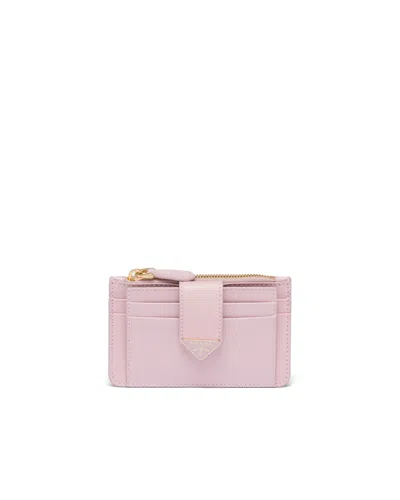 Prada Kartenetui Aus Saffiano Und Leder