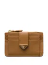 Prada Saffiano And Smooth Leather Card Holder In Pattern