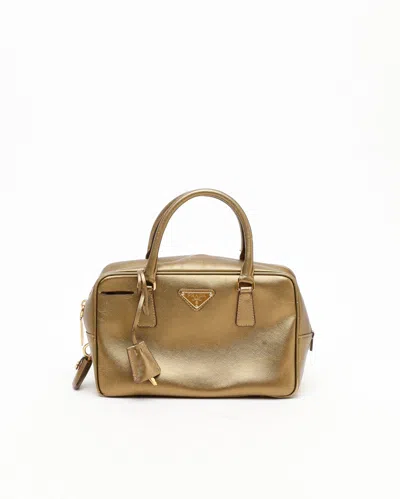Prada Saffiano Bauletto Bag