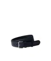 Prada Saffiano Belt In Black