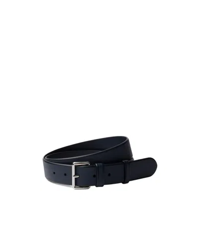 Prada Saffiano Belt In Black