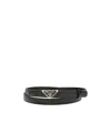 Prada Saffiano Belt In Black
