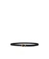 Prada Saffiano Belt In Black