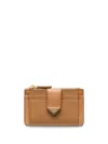 Prada Saffiano Card Holder In Neutral