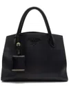 Prada Saffiano Cuir Leather Monochrome Medium Tote (authentic Pre-loved)