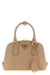 Prada Promenade Saffiano Mini Bag In Sand