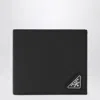 Prada Saffiano Horizontal Wallet In Black