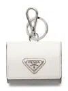 Prada Saffiano Leather Airpods Case In White