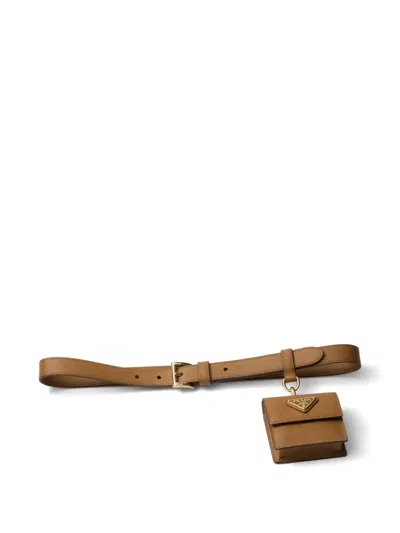 Prada Saffiano Leather Belt