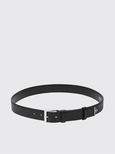 PRADA PRADA SAFFIANO LEATHER BELT