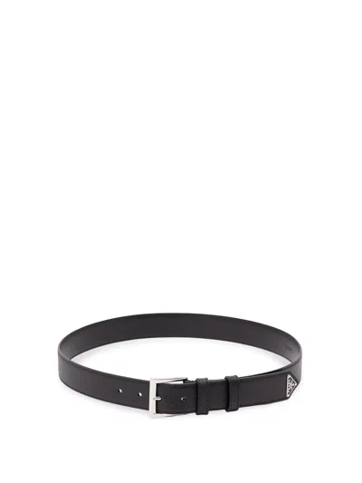 PRADA SAFFIANO LEATHER BELT