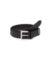 Prada Saffiano Finish Belt In Black